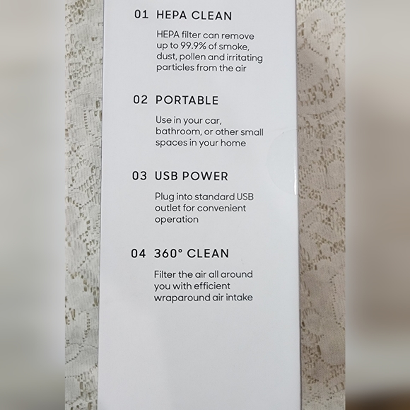 Sharper Image Portable Air Purifier - Picture 5 of 5
